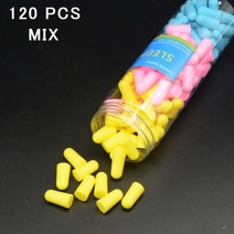 차음재 방음재 흡음재 소음 감소 방지 수면 차단 소프트 폼 귀마개 보호 120 개 180 개, 08 120 mix