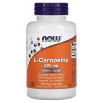 나우 푸드 L 카르노신 500 mg 100 베지캡슐 L-Carnosine