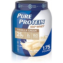 Pure Protein 퓨어프로틴 웨이 프로틴 파우더 바닐라크림 1.75lb(794g)