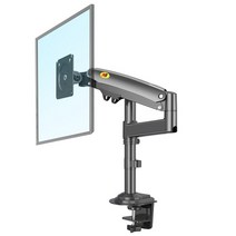 모니터베사홀 어고트론모니터암 nbh100 nbf100a ca2 nb h100 가스 스프링 22-35 lcd led 모니터 홀더 암 풀 모션 데스크탑 인체 공학적 모니터 tv, 검은색, 1.., 1개