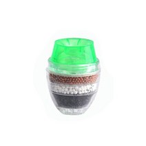 주방 수도꼭지 필터 정수기 5 층 활성탄 여과 수돗물 정수기 가정용 미니 수도꼭지 정수기, 03 Green