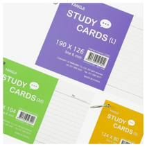 양지사 스터디카드 S/M/L 사이즈 메모장 독서카드, S