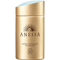 일본직발송 6. 아네사(ANESSA) 아네사 퍼펙트 스킨케어 밀크【2018년 모델】 SPF50+PA++++ 60ML B0792L2P, 60ML X 1, One Color