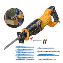 컷소 무선 충전 ASOYOGA-1500W 왕복 톱 어댑터 블레이드 세트 220V AC 목재 금속 PVC 절단 전력 톱, 02 combo set 1_01 CN