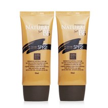 내츄럴 썬비비크림 50ml x2개잡티커버 피부보정, 내츄럴 썬비비크림 50ml x2개/잡