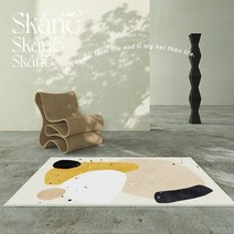 북유럽 워셔블 거실 안방 러그 심플한 서재 매트 발코니 카펫