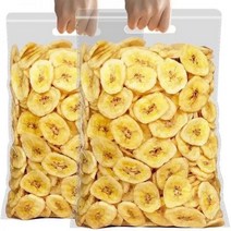 태국식 튀기지 않고 구운 오리지널 바나나 칩 500g 말린 과일 임산부 어린이 간식 필리핀 특산품, 프라이드 바나나 슬라이스 250g