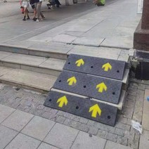 휠체어경사로 접이식 이동식 차량경사로 무대경사로 휠체어 발판 휴대용 계단 접이식 장애인 차량진입판 오토바이, N