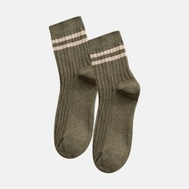 소소미도 남자 심플한 골지 양말 캐주얼 패션 중목 삭스