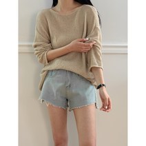 언니네 부클 입술 롱 니트티