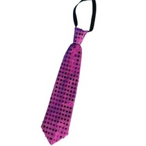 여자 남자 LED 스팽글 재즈 모자 라이트 페도라 중절모 넥타이 생일 입학 크리스마스 선물 네온 파티 바 결혼식 웨딩 의상 Navidad, Children, tie 로즈