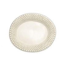 북유럽 마테우스 Mateus 버블즈 타원형 찻잔 그릇 컵받침 소서 (받침) 35 cm Sand