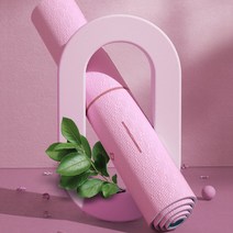FEAYA 요가 매트 단색-아이스 잉크 블루 【폭68/80cm (선물 배낭 저장 반지)】두꺼운6/8mm, 투톤-쑥 녹색【폭68cm (선물 배낭 저장 반지)】