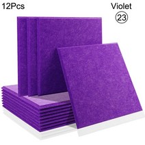 스튜디오 방음 패널용 환경 패널 흡수 재료 도어 씰 스트립, [01] Square, [11] 23--Violet, [01] 0.8cm Medium Density