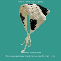 소녀풍 여성 보닛 모자 꽃 두건 헤어 밴드 엄마와 딸 트윈 룩 패션 소품 아이템