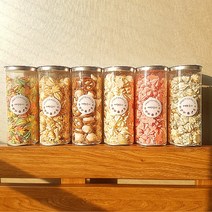 수제 머랭쿠키 중간통 큰통 6가지맛, 중간통(35g), 벚꽃