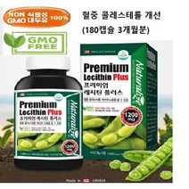 혈관에 좋은 영양제 레시틴 인지질 콜레스테롤 혈관청소 혈행개선 혈관건강(3개월분), 1200mg x 180캡슐 (3개월분)