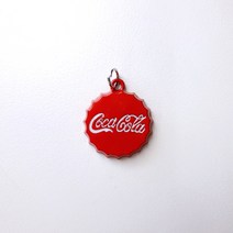 코카콜라 병뚜껑 펜던트 25x25mm