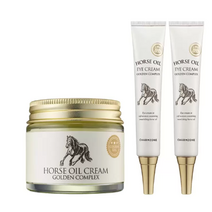 Charmzon Horse Oil Golden Complex Skincare Set 참존 마유 골든 컴플렉스 세트 크림 & 아이크림2, 1개