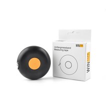 WINTAPE 개폐식 메트릭 테이프 바디 측정 테이프 바디 허리 가슴 다리 용 봉제 필름 자동 측정 테이프 200cm/80Inch, 검정색, 2미터