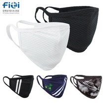 MCN 나노 먼지차단 세탁가능 향균 스포츠 패션마스크, 02 플렛 블랙