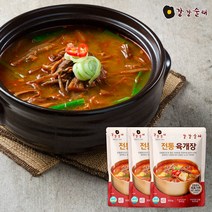 강강술래 총괄셰프의 육개장 500g 3팩, 3개