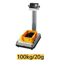 카스저울 고중량 계수저울 100AC/100kg 20g단위 VFD디스플레이 전기식