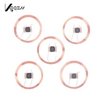 UID IC 카드 ID 재기록 변경 가능한 칩 Keyfob RFID 자동 접착 코일 21.6mm 13.56MHZ 5 개