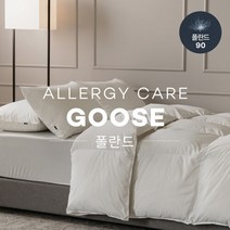 [파르페by알레르망] 폴란드90 구스다운 사계절 호텔 알러지케어 이불솜 Q