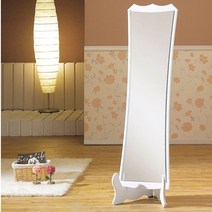 웰우드 마르시아 받침대형 전신거울 400x1500, 엔틱