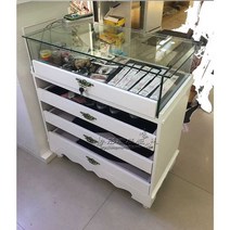 쥬얼리 진열장 안경 시계 디스플레이 카운터 전시대, 조명없음 120x50x90