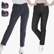2장 겨울이야기 여성 기모 기본 벨트 바지