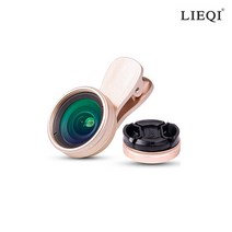 스마트폰 셀카렌즈 8종 망원렌즈 줌렌즈 브이로그렌즈, 7.셀카렌즈 LQ-033 0.6X Wide, 골드