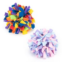 보드미펫 노즈워크볼 강아지장난감, 핑크퍼플+옐로우블루