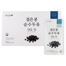 바디랩 비건인증 국산 검은콩순수두유99.9 185ml 20봉 1개, 바디랩 검은콩순수두유99.9 185m