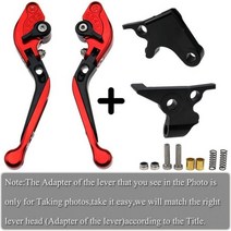 오토바이 CNC 조정 가능한 브레이크 클러치 레버 세트 혼다 CBR125R 2004 2010 2011 2012 2013 2014 CBR 125R 125 CBR125 R, A6 B1 C6 D1