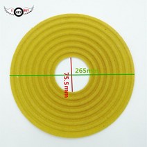 마린보트 악세사리 나는 키 구매 2pcs 265mm 75.5mm 5mm 서브 우퍼 스파이더 스프링 패드 플랫 스피커 웨이브 파편 수리 부품 diy 액세서리