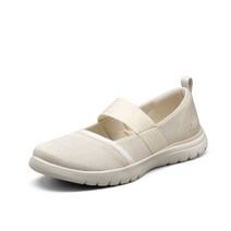 [상위] 스케쳐스 여성용 Skechers 여름 플랫 바닥 페달 편안하다 로우 슬립온 (양말증정) S136421