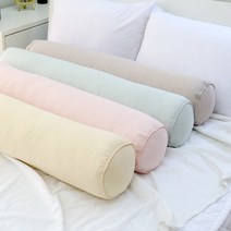 우리앤데코 솔리드 파스텔 롱쿠션 바디필로우 커버 아기 범퍼 가드 4colors, 7.핑크 사각