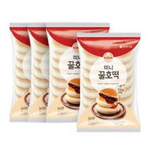 기린 미니꿀호떡 4봉 방학 초등학생 아이들 간식 유치원 사무실 롯데제과 가을 당충전, 3개