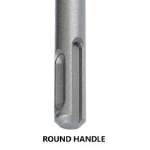 콘크리트 SDS 플러스 드릴 비트 크로스 팁 벽 벽돌 블록 전기 해머 벽돌 드릴링 비트 커터 4 개 110mm 150 200 350mm 500mm, 12x350, 02 Round handle