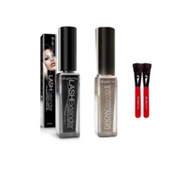 디바덤 래쉬 익스텐더 + 브로우 익스텐더 애쉬블론드 + 빨간브러쉬 2p 세트, 10세트, 래쉬+브로우+브러쉬2p