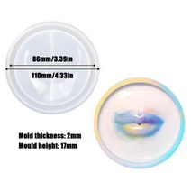 DIY 인센스 홀더 Mold 스틱 Silicone Epoxy Casting Home 사무실 Yoga Room, lips_CHINA
