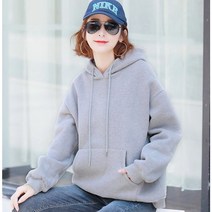 여성 박스티 무지 후드티셔츠 [342]