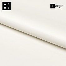 BBG-클라우드화이트[L] 천연가죽원단, 단품