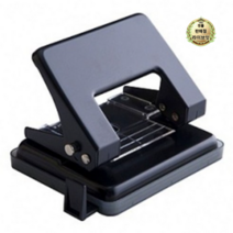 CARL 칼라 2공펀치 100XL, 블랙, 1개