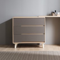 각시방가구 스캐닝 800 3단 서랍장 3color, 메이플그레이