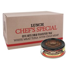 드림펫 런치 셰프스페셜 참치&게살, 80g, 24개입