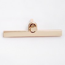 가방잠금 버클 락장식 뜨개질, 08 일자 T바 골드