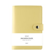 미뉴잇 마카롱 다이어리 A6, 옐로우, 1개
